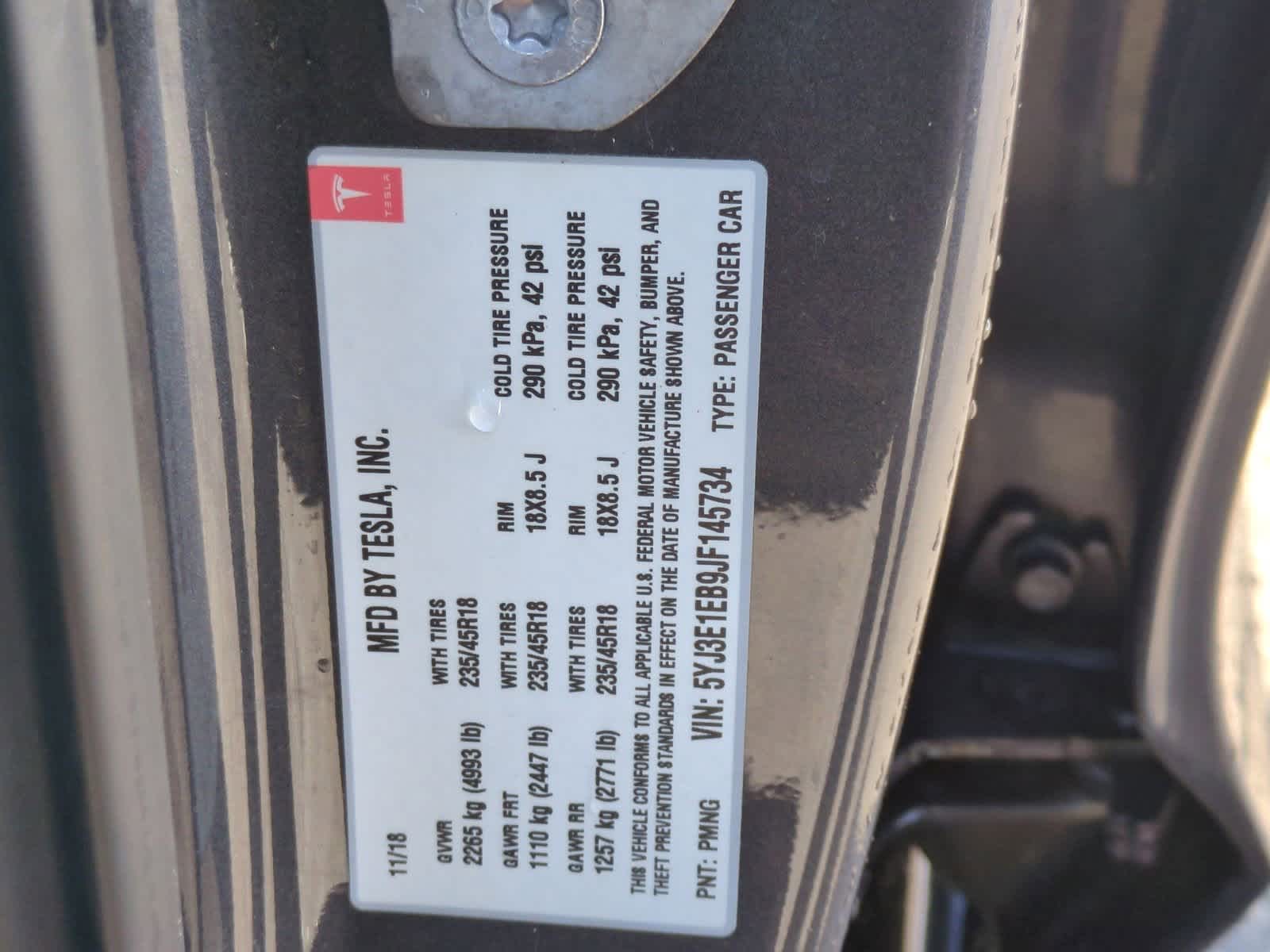 Thumbnail: 2018 Tesla Model 3 - 34