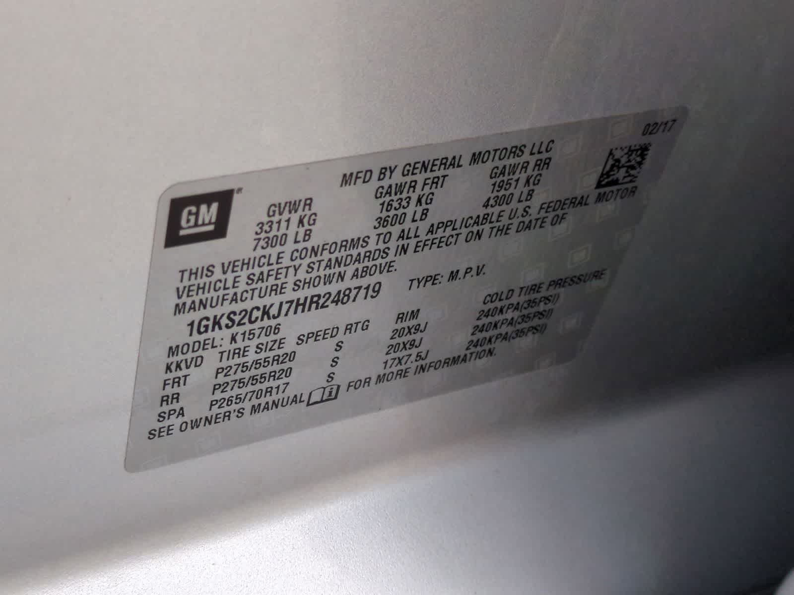 Thumbnail: 2017 GMC Yukon - 37