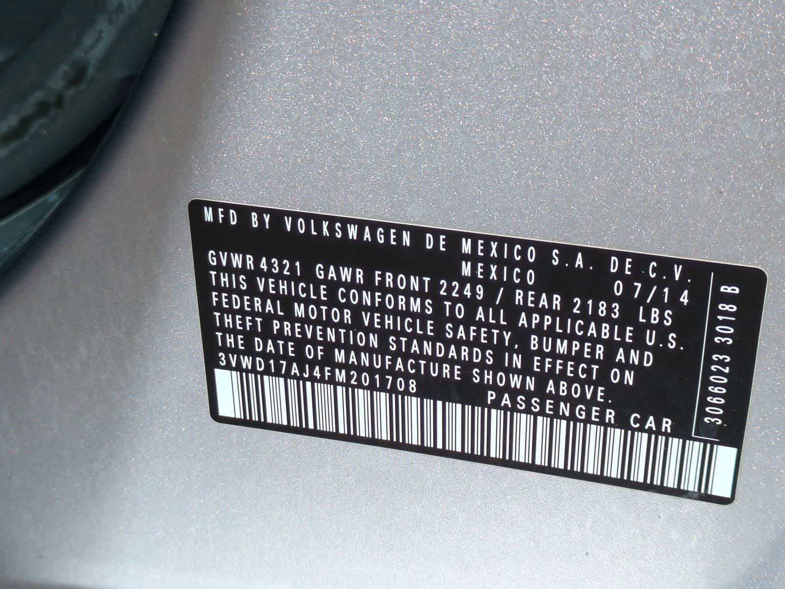 Thumbnail: 2015 Volkswagen Jetta - 37