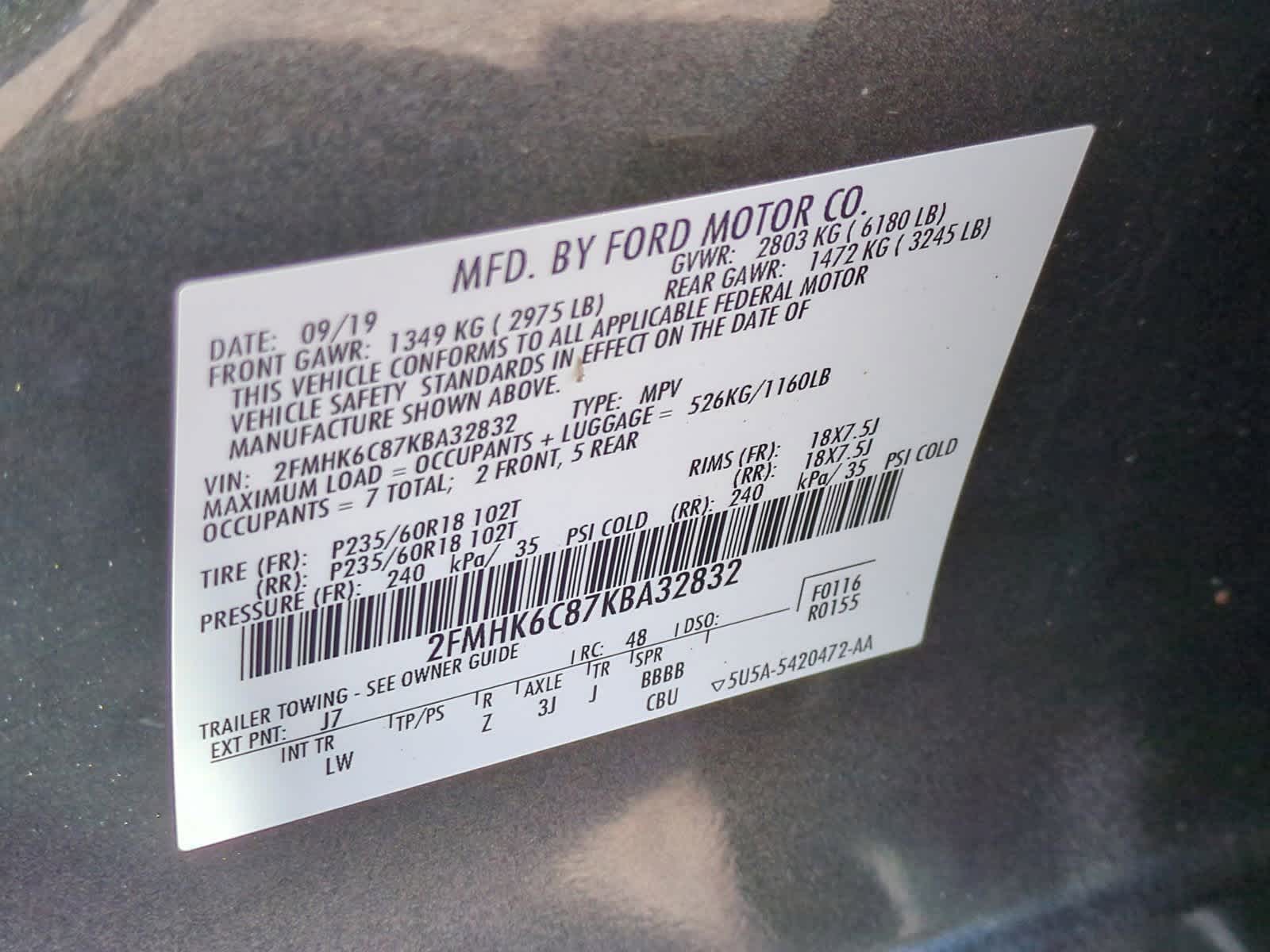 Thumbnail: 2019 Ford Flex - 33