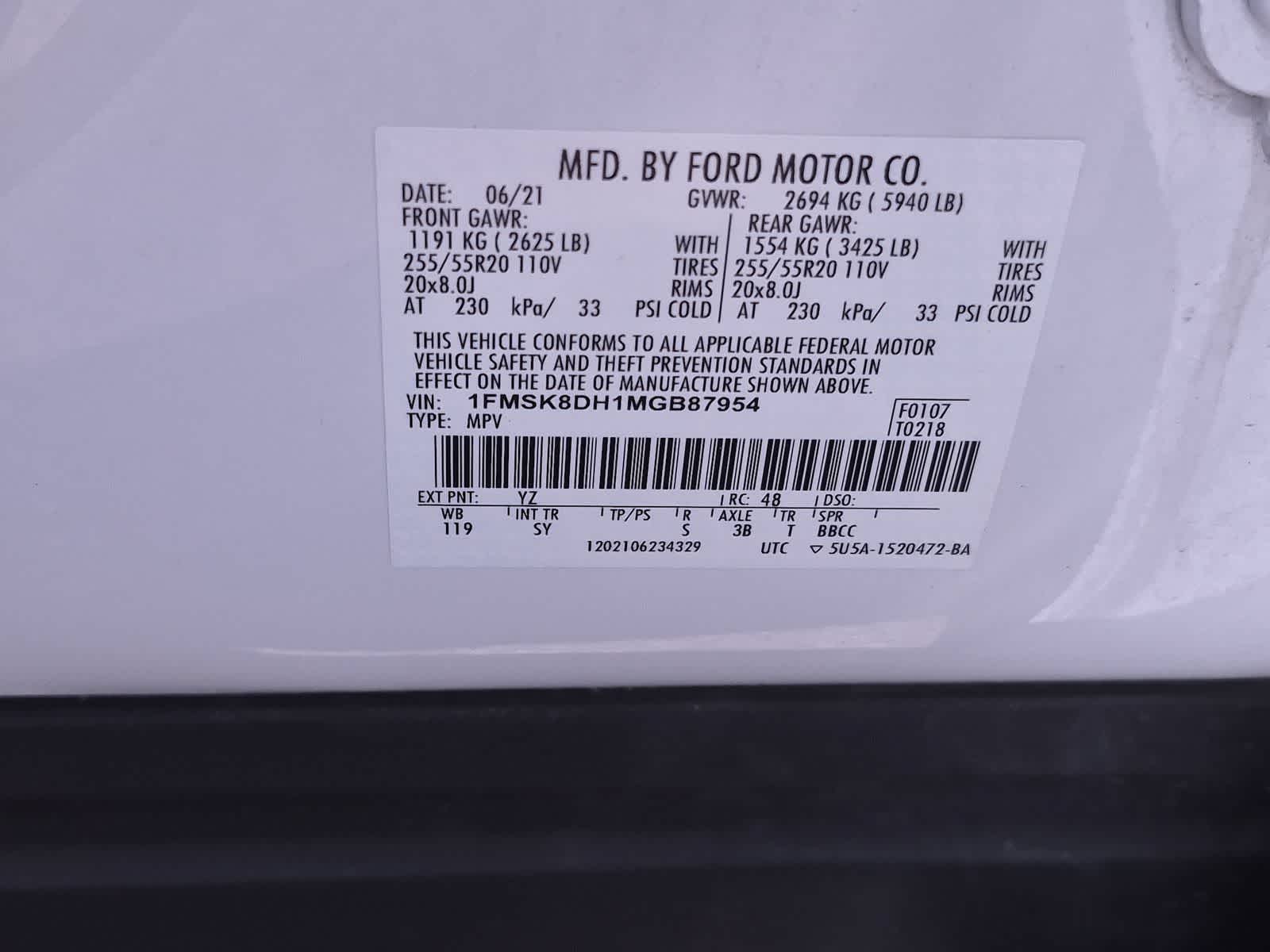 Thumbnail: 2021 Ford Explorer - 36