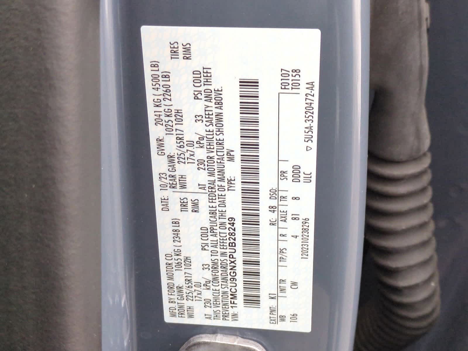 Thumbnail: 2023 Ford Escape - 36