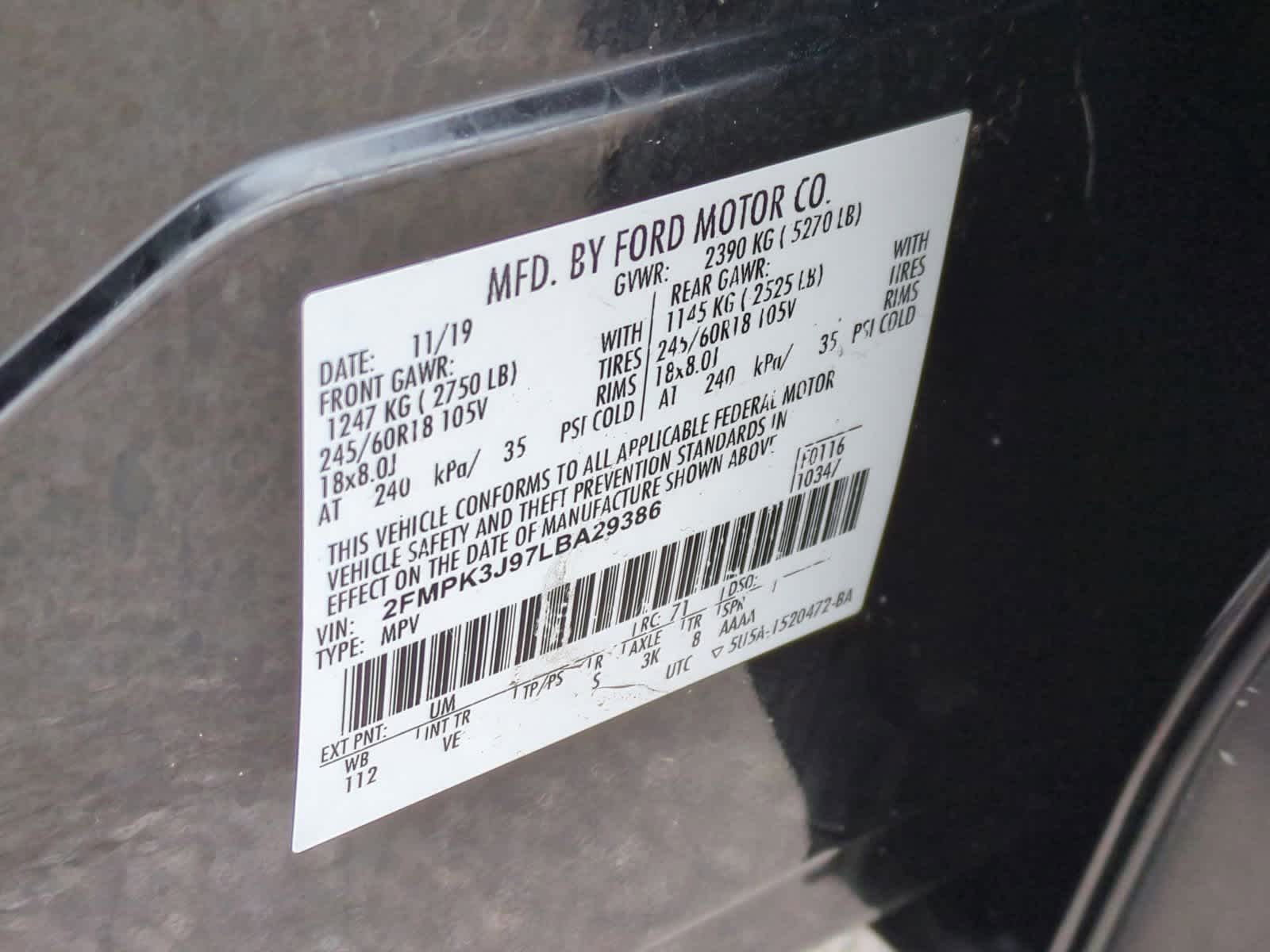 Thumbnail: 2020 Ford Edge - 36