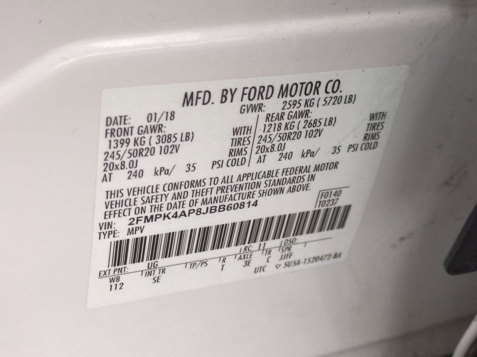 Thumbnail: 2018 Ford Edge - 36