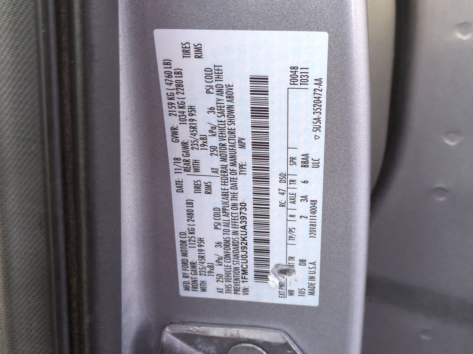 Thumbnail: 2019 Ford Escape - 35