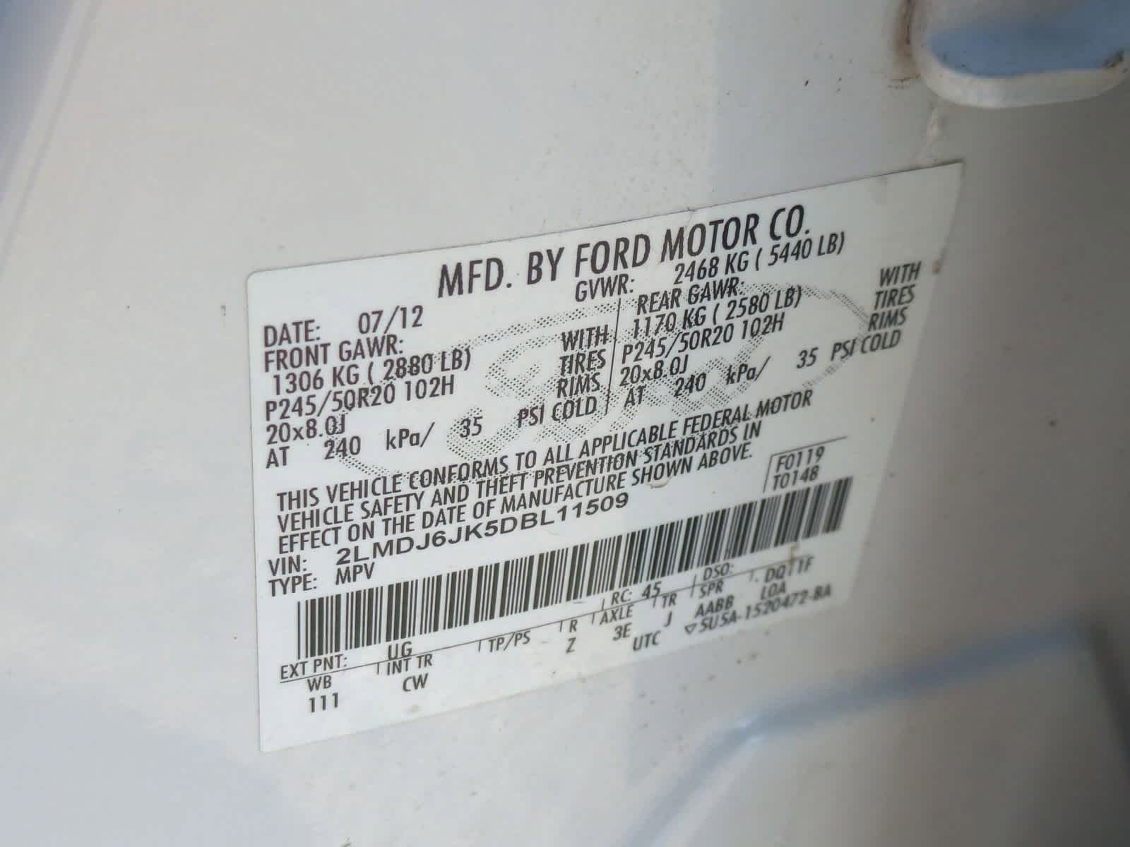 Thumbnail: 2013 Lincoln MKX - 34