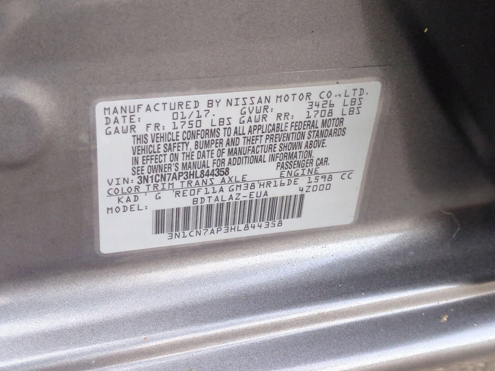 Thumbnail: 2017 Nissan Versa - 34