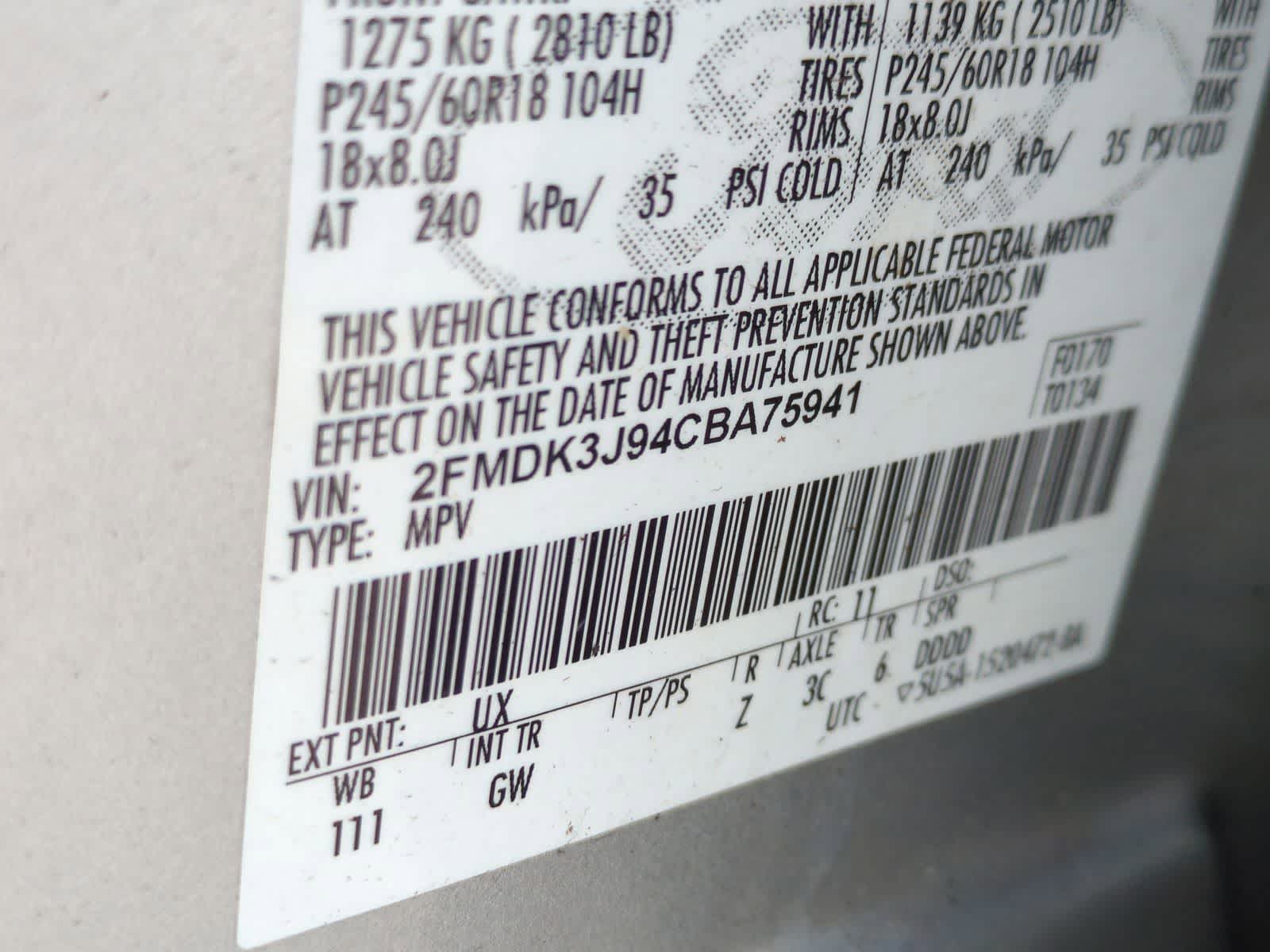 Thumbnail: 2012 Ford Edge - 34