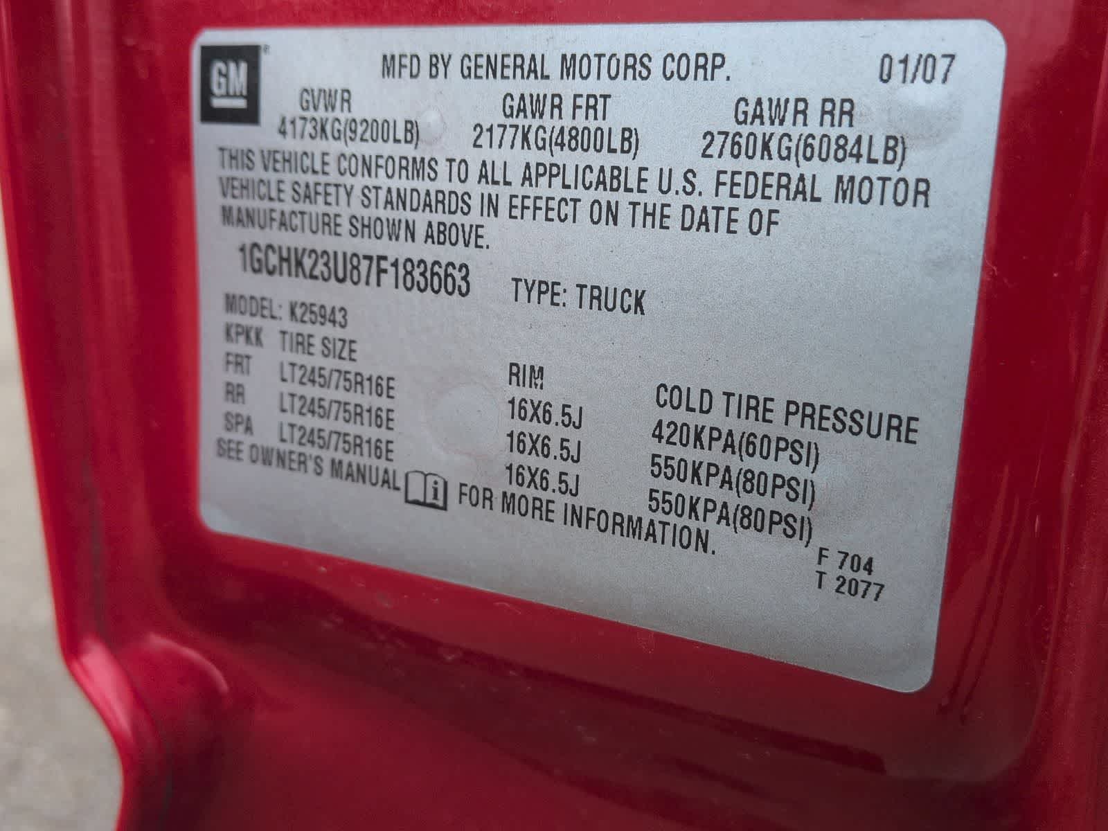 Thumbnail: 2007 Chevrolet Silverado 2500 - 35