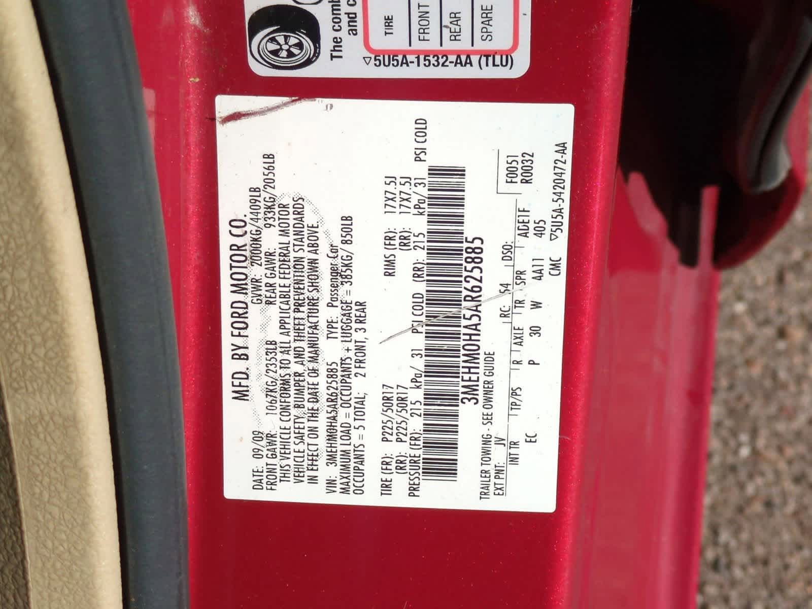 Thumbnail: 2010 Mercury Milan - 37