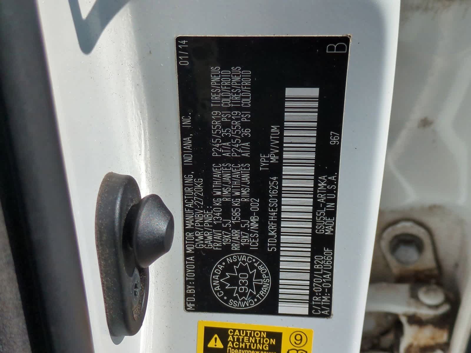 Thumbnail: 2014 Toyota Highlander - 38