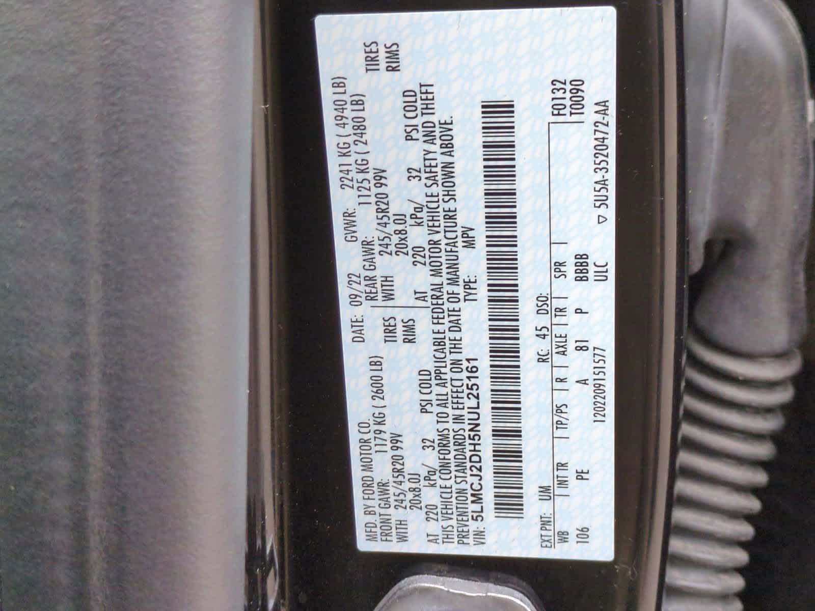 Thumbnail: 2022 Lincoln Corsair - 38