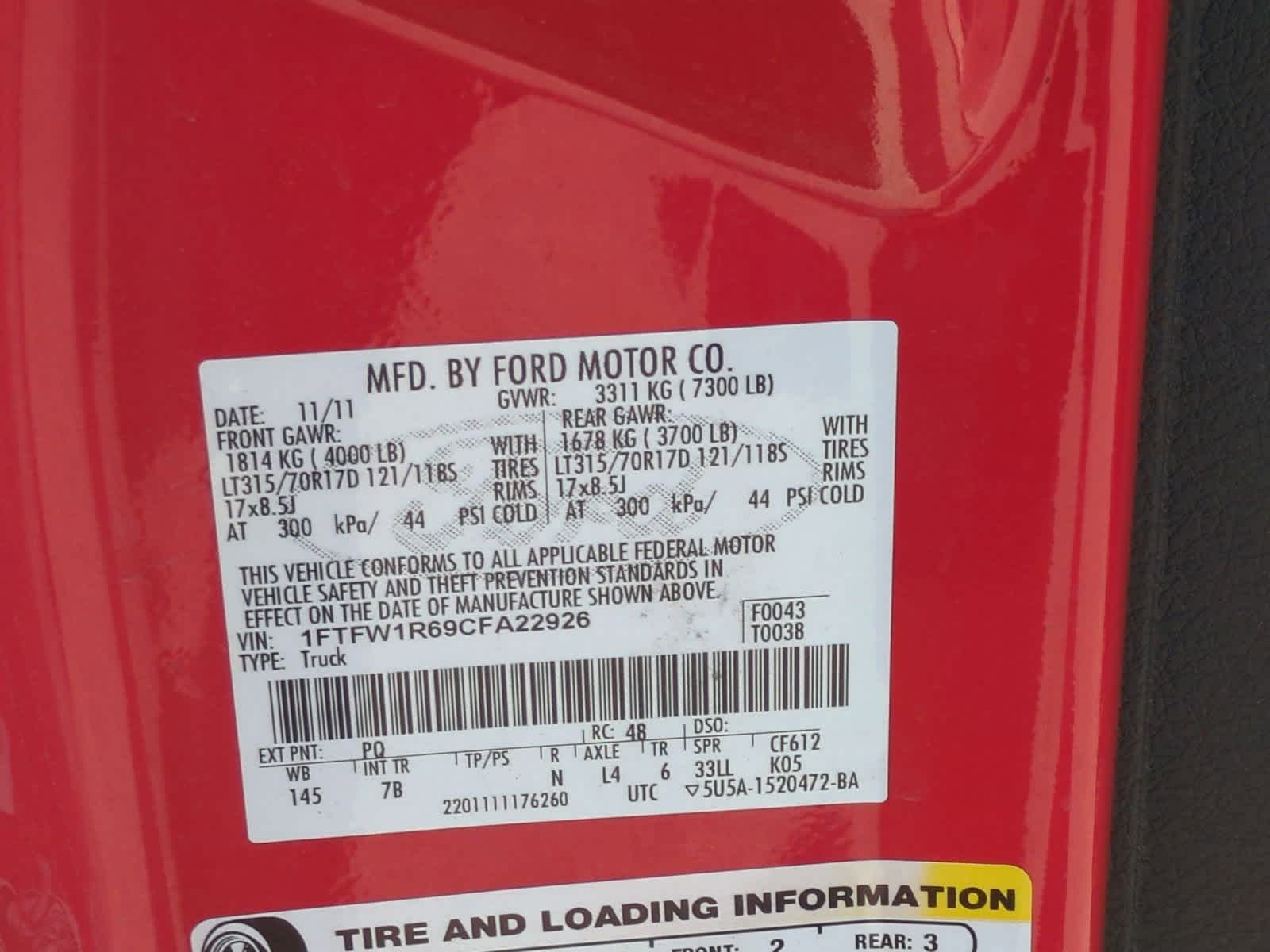 Thumbnail: 2012 Ford F-150 - 36