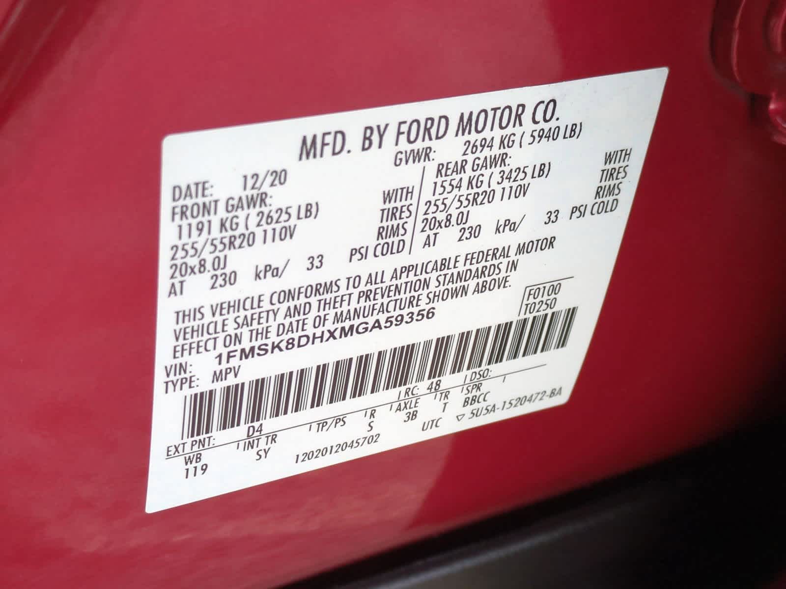 Thumbnail: 2021 Ford Explorer - 36