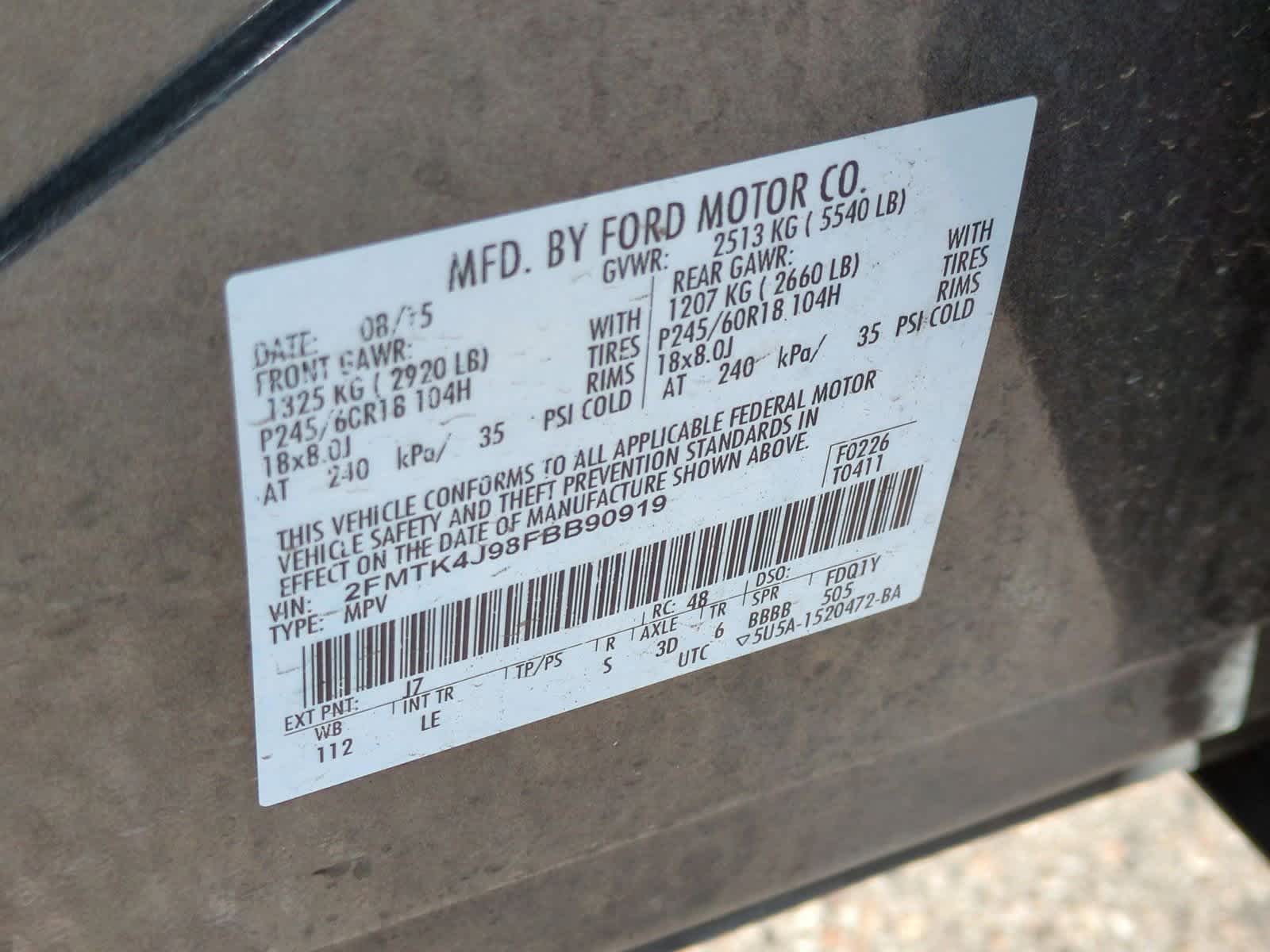 Thumbnail: 2015 Ford Edge - 34