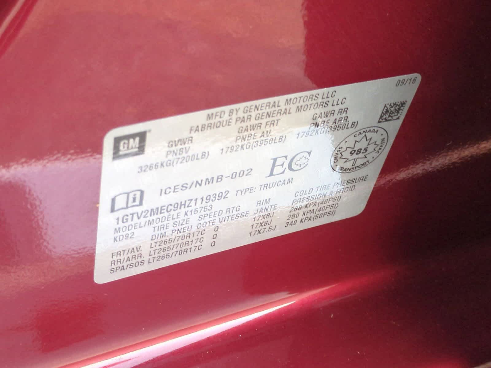 Thumbnail: 2017 GMC Sierra 1500 - 34