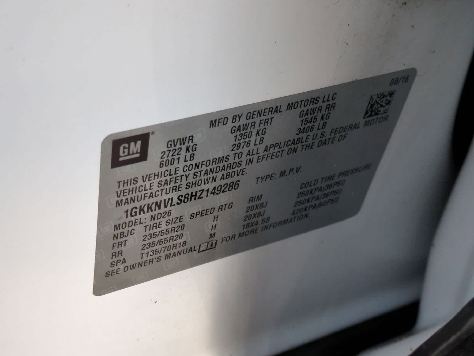 Thumbnail: 2017 GMC Acadia - 38