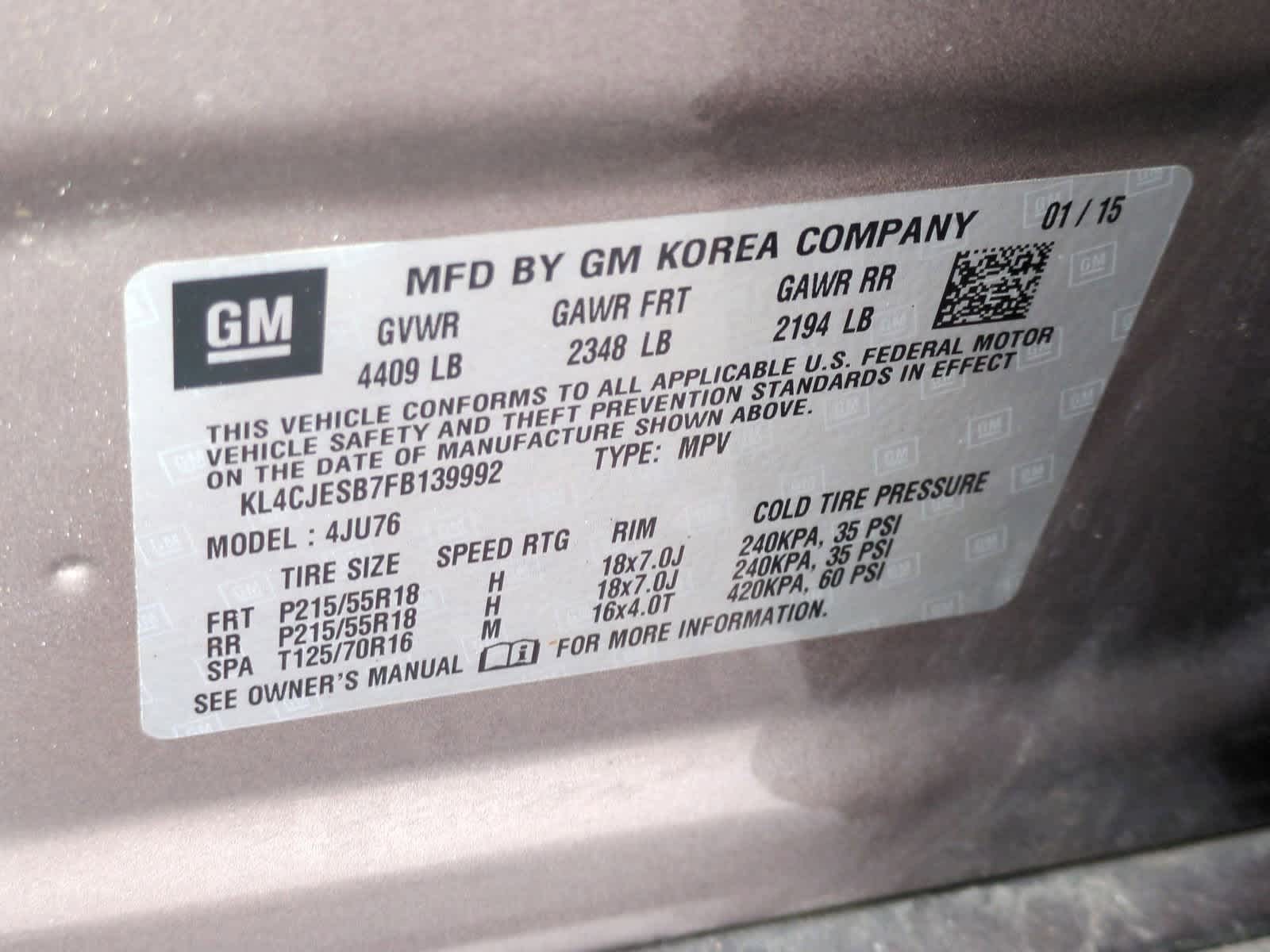 2015 Buick Encore  36