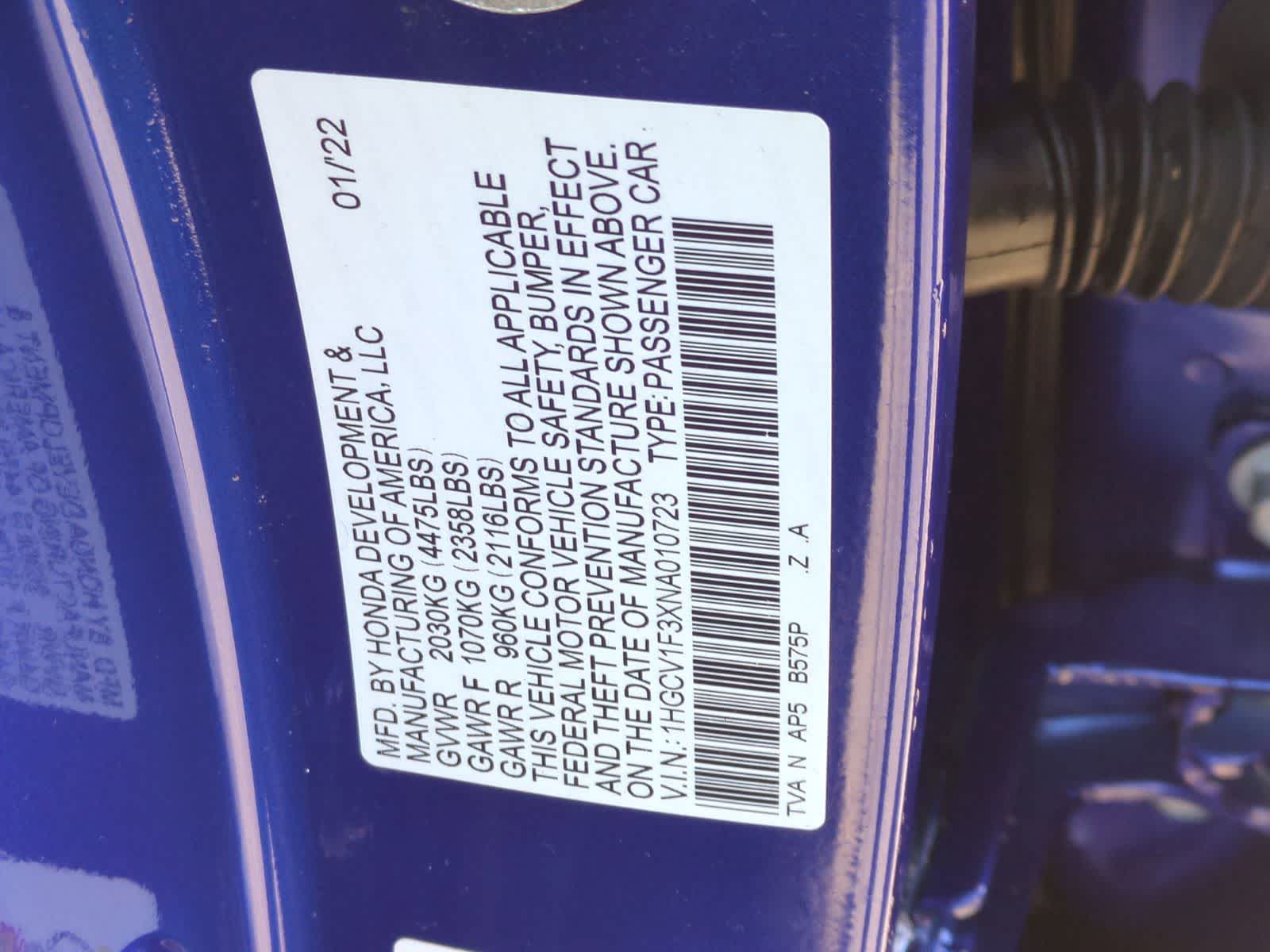 Thumbnail: 2022 Honda Accord - 35