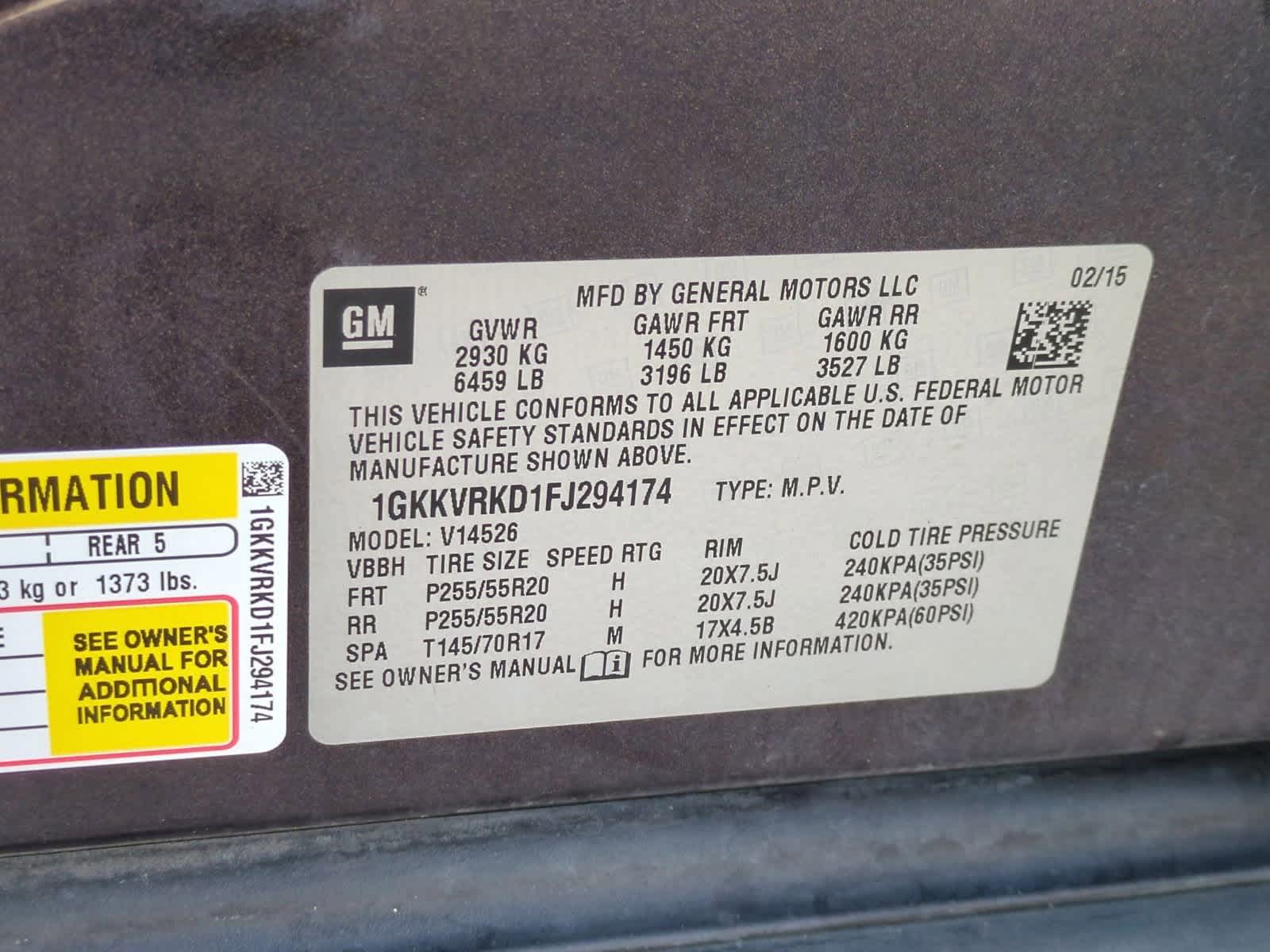 Thumbnail: 2015 GMC Acadia - 36