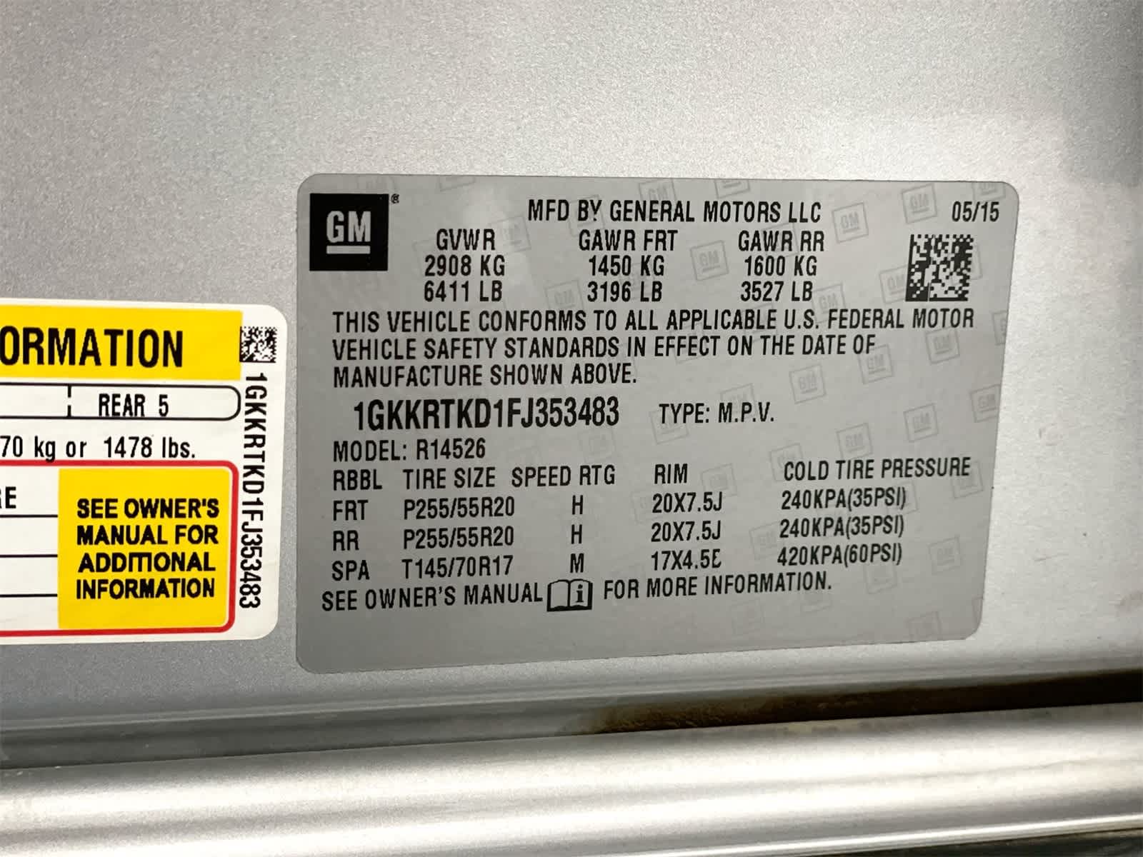 Thumbnail: 2015 GMC Acadia - 30