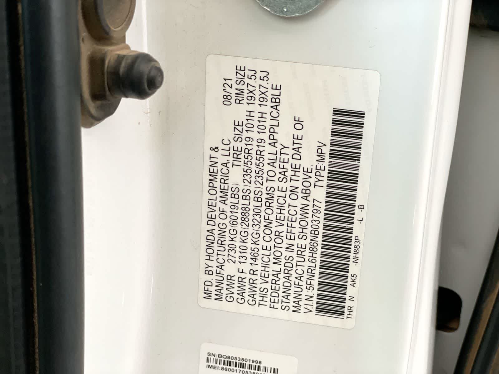 Thumbnail: 2022 Honda Odyssey - 28