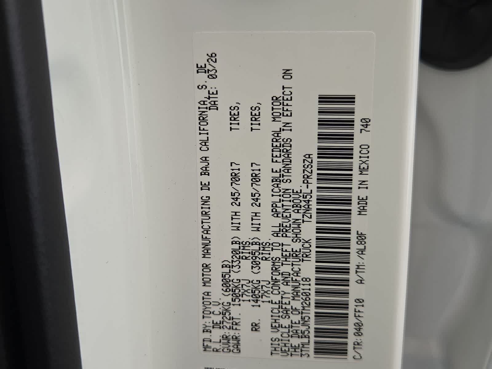 Thumbnail: 2026 Toyota Tacoma - 27