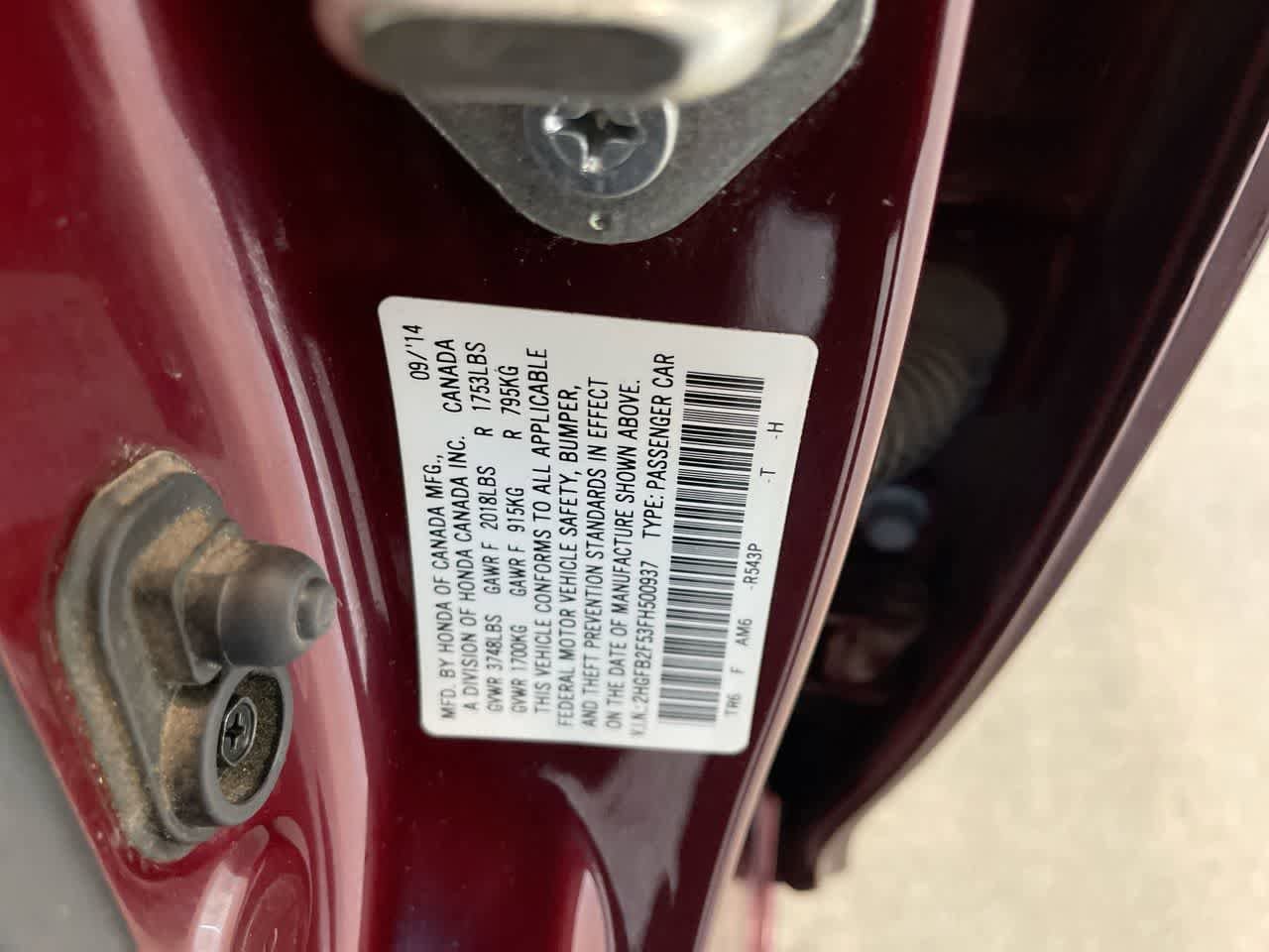 2015 Honda Civic LX 26