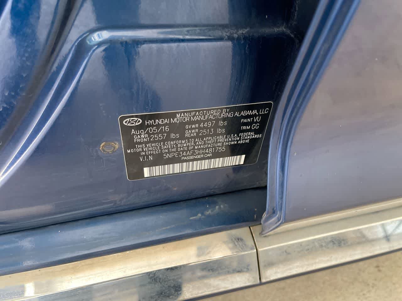 Thumbnail: 2017 Hyundai Sonata - 26