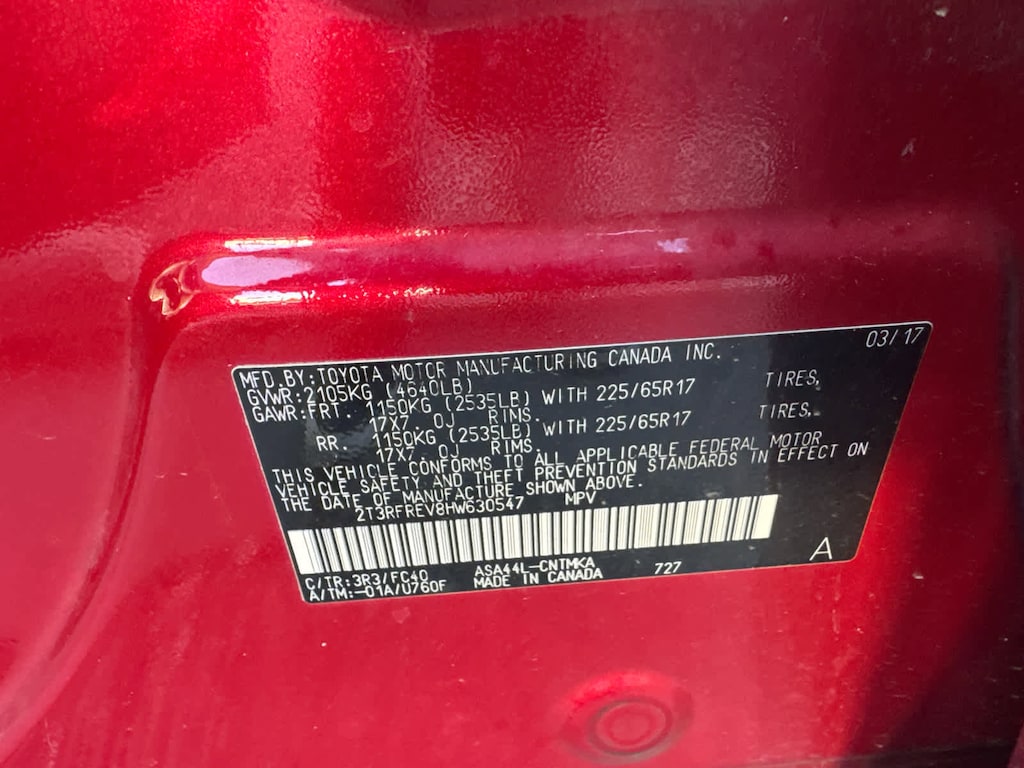 Used 2017 Toyota RAV4 XLE Sport Utility