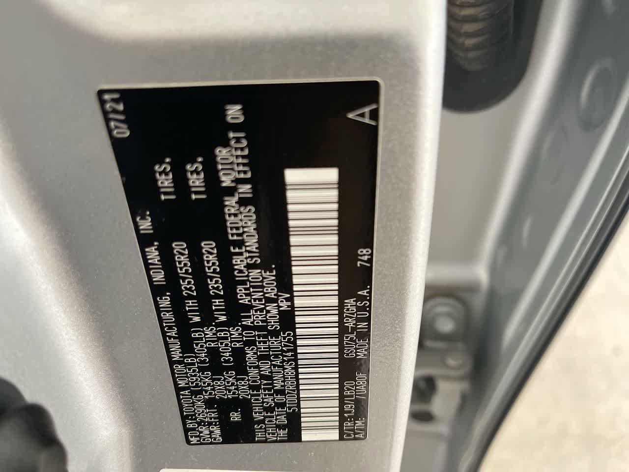 Thumbnail: 2021 Toyota Highlander - 29