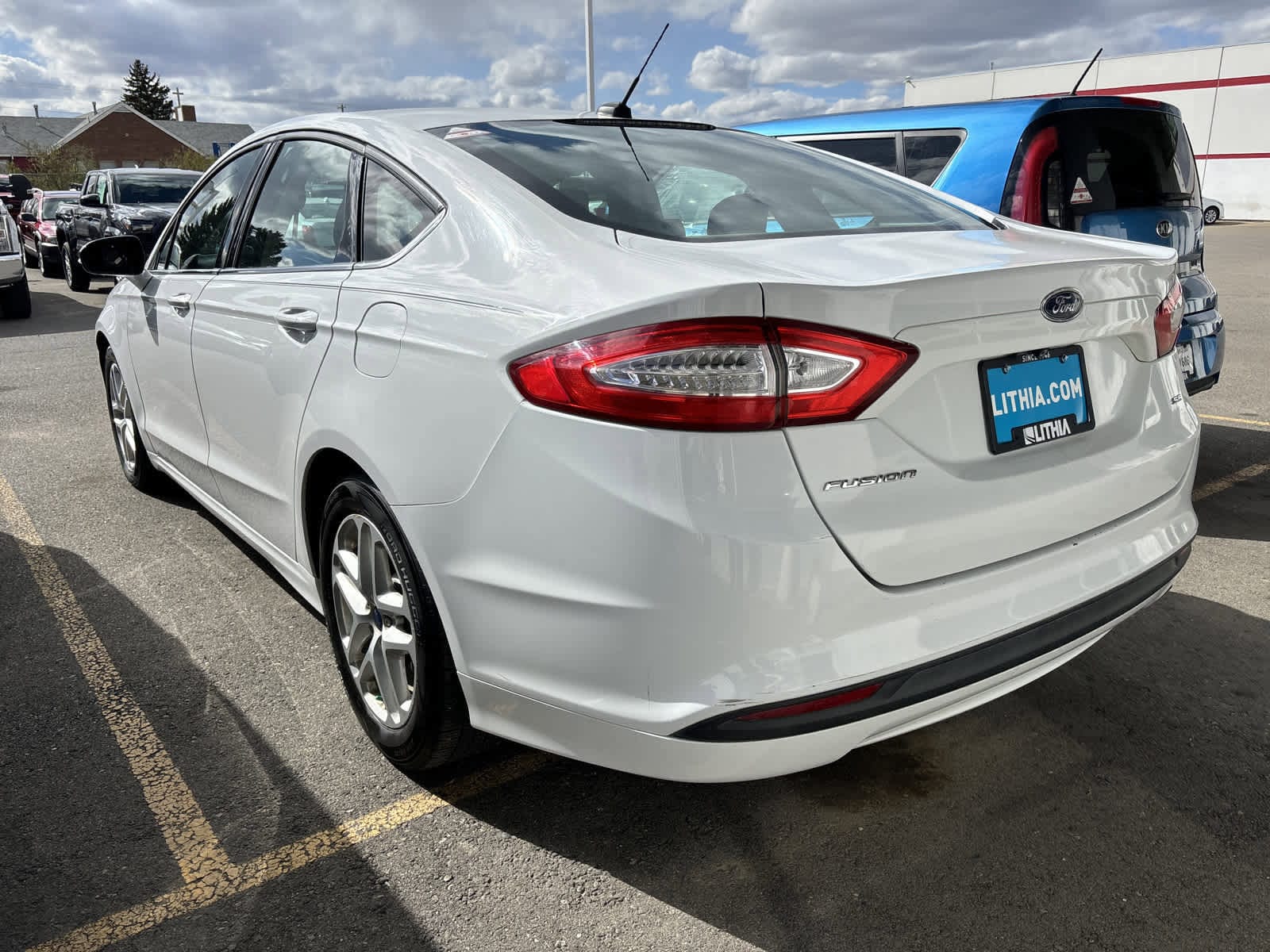 Used 2014 Ford Fusion SE with VIN 3FA6P0H75ER349921 for sale in Billings, MT