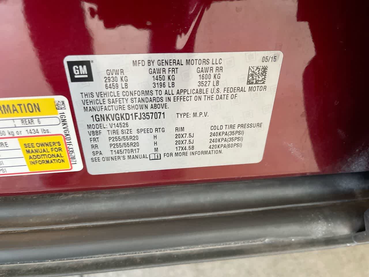 Thumbnail: 2015 Chevrolet Traverse - 27