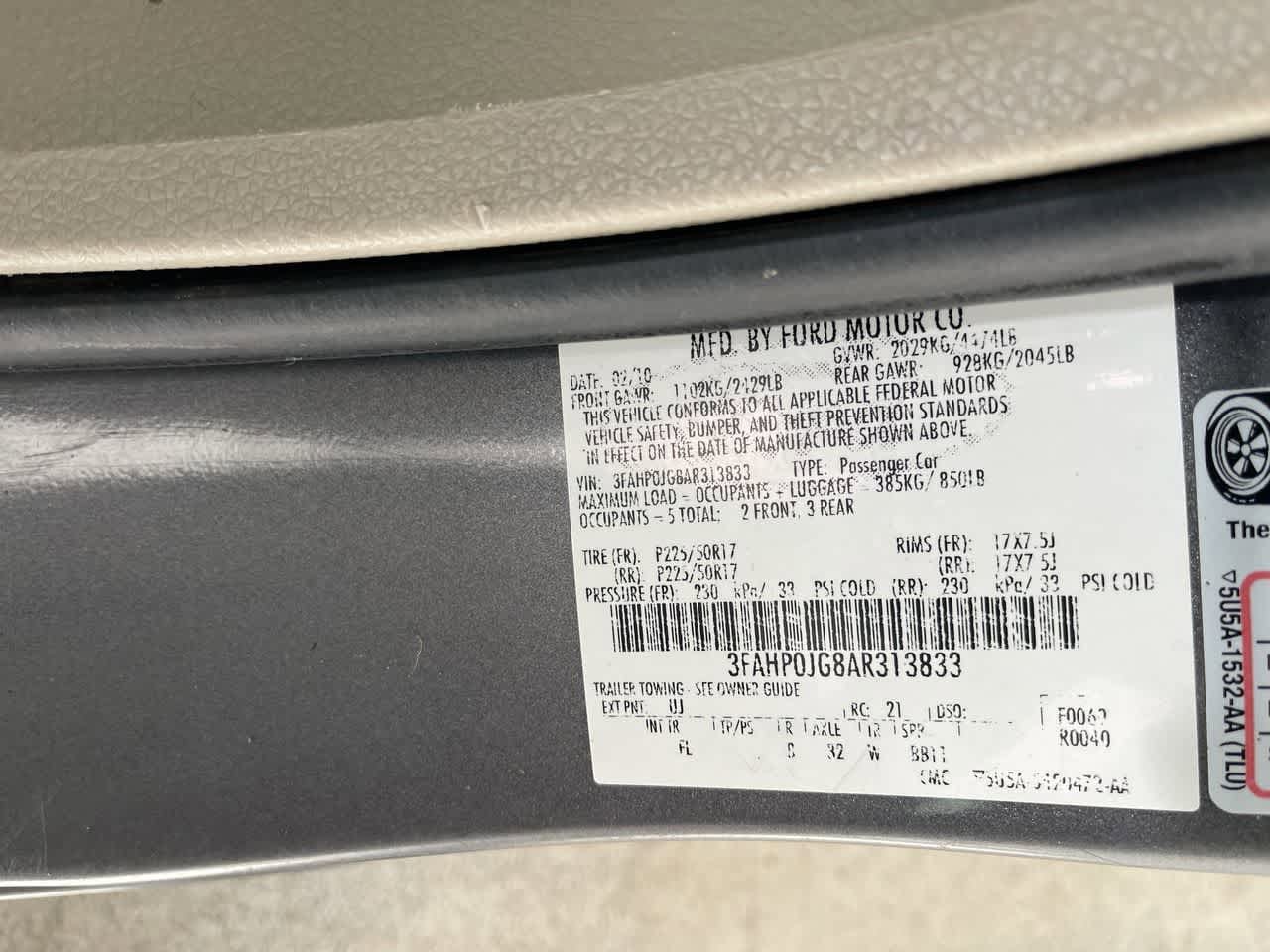 Thumbnail: 2010 Ford Fusion - 27