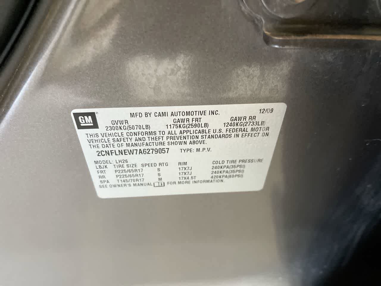 Thumbnail: 2010 Chevrolet Equinox - 26