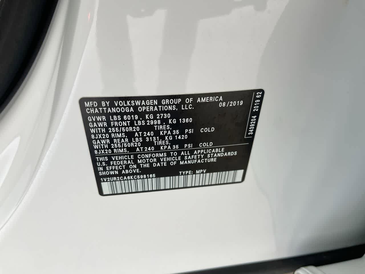 Thumbnail: 2019 Volkswagen Atlas - 28