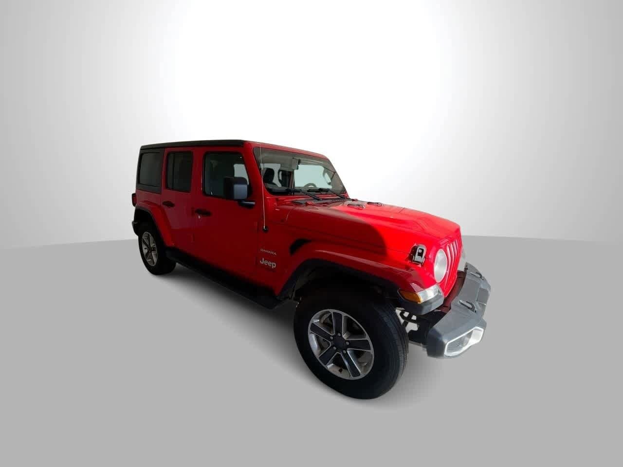 Used 2020 Jeep Wrangler Unlimited Sahara with VIN 1C4HJXEN6LW213369 for sale in Billings, MT