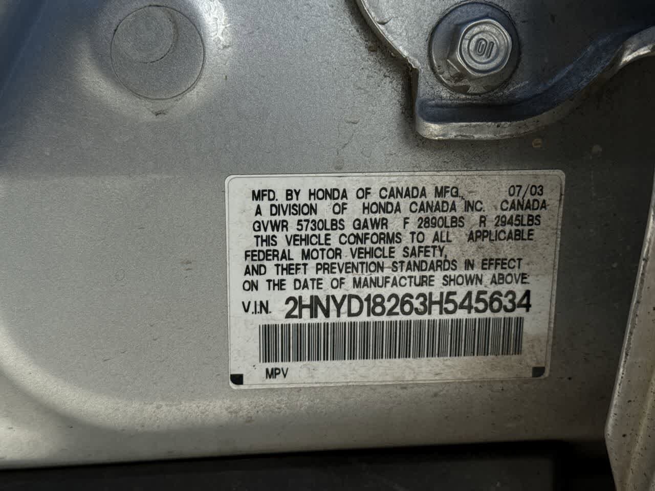 Thumbnail: 2003 Acura MDX - 23