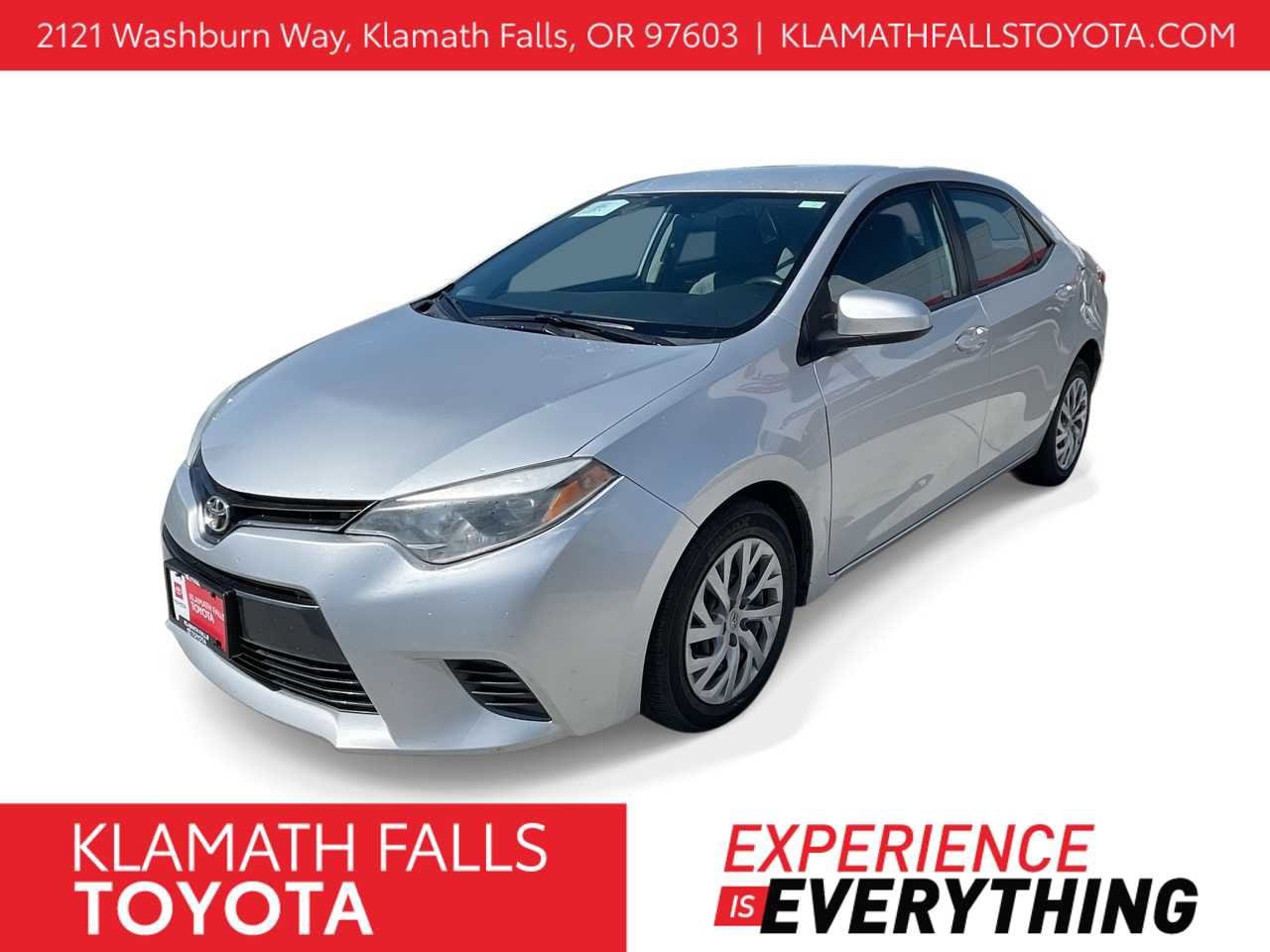2015 Toyota Corolla LE -
                  Klamath Falls, OR