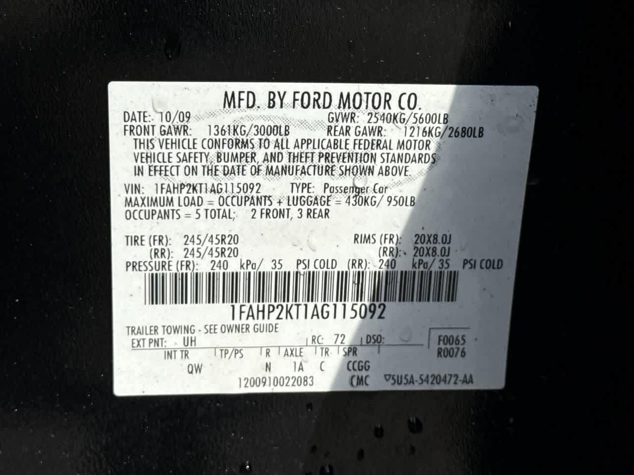 Thumbnail: 2010 Ford Taurus - 24