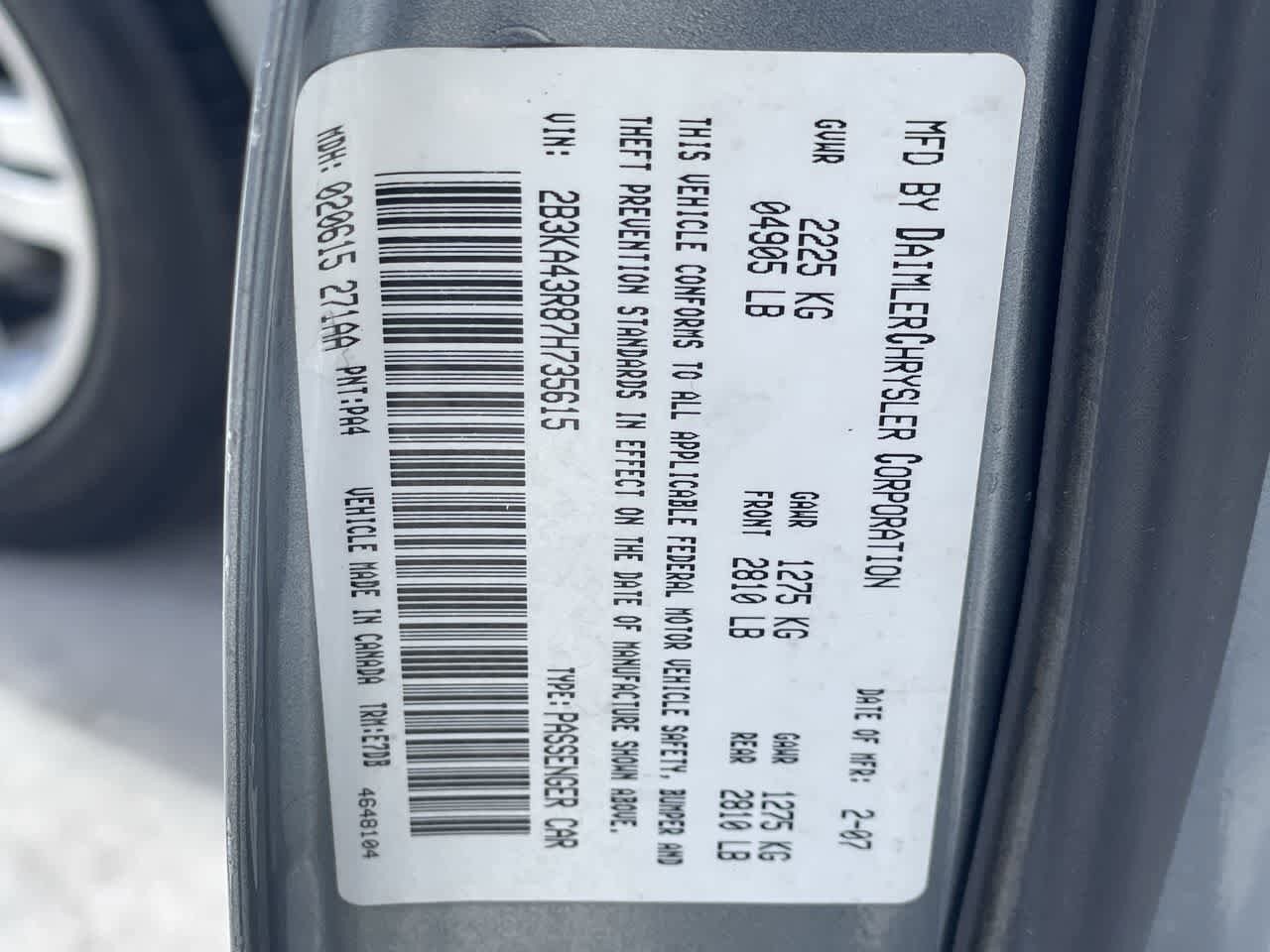 2007 Dodge Charger SE 23