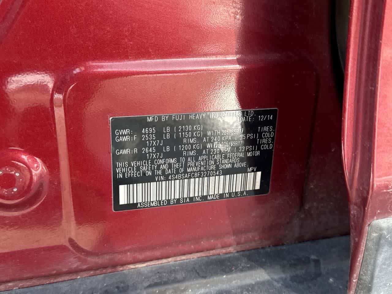 Thumbnail: 2015 Subaru Outback - 24