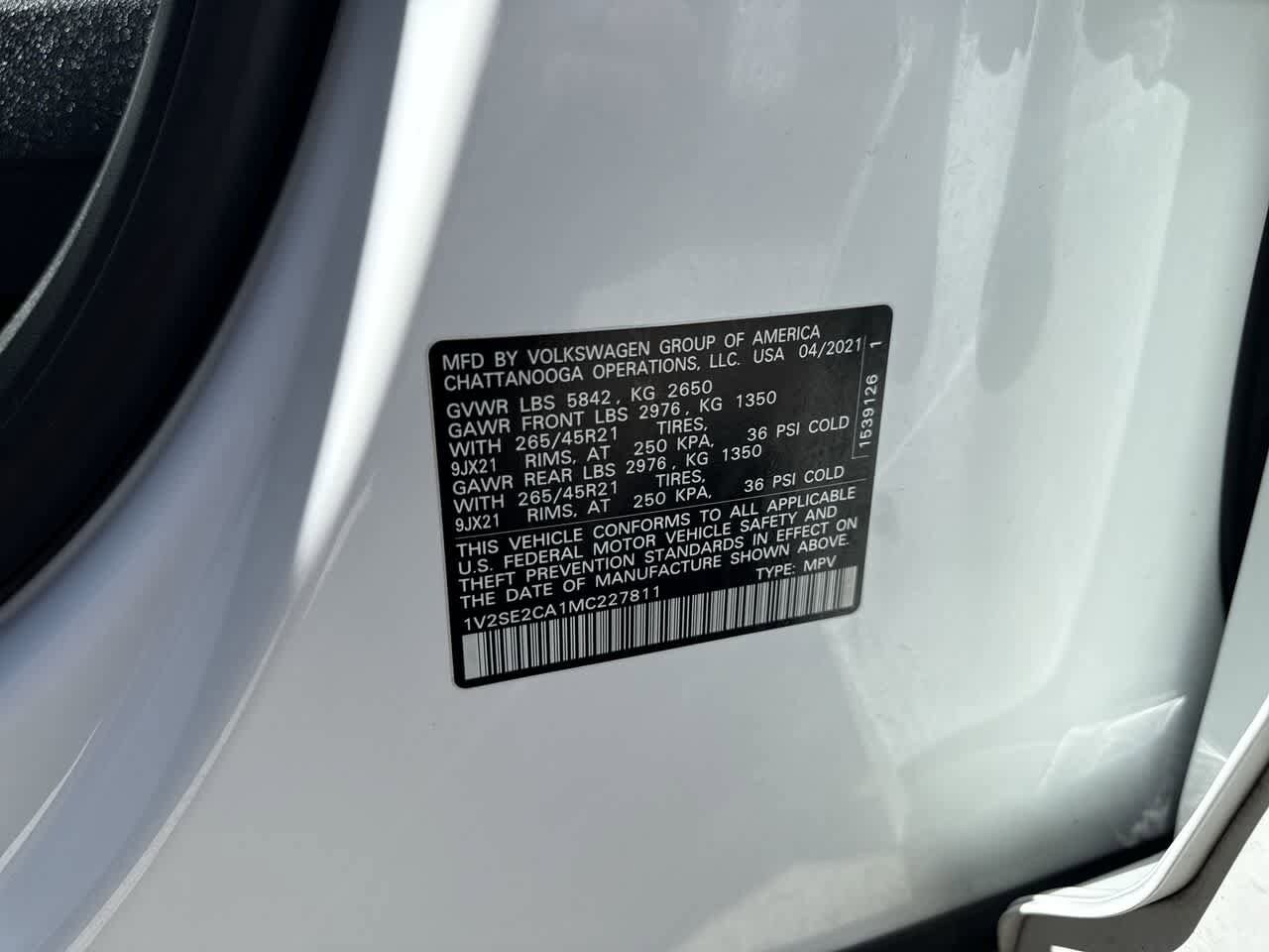 Thumbnail: 2021 Volkswagen Atlas - 24
