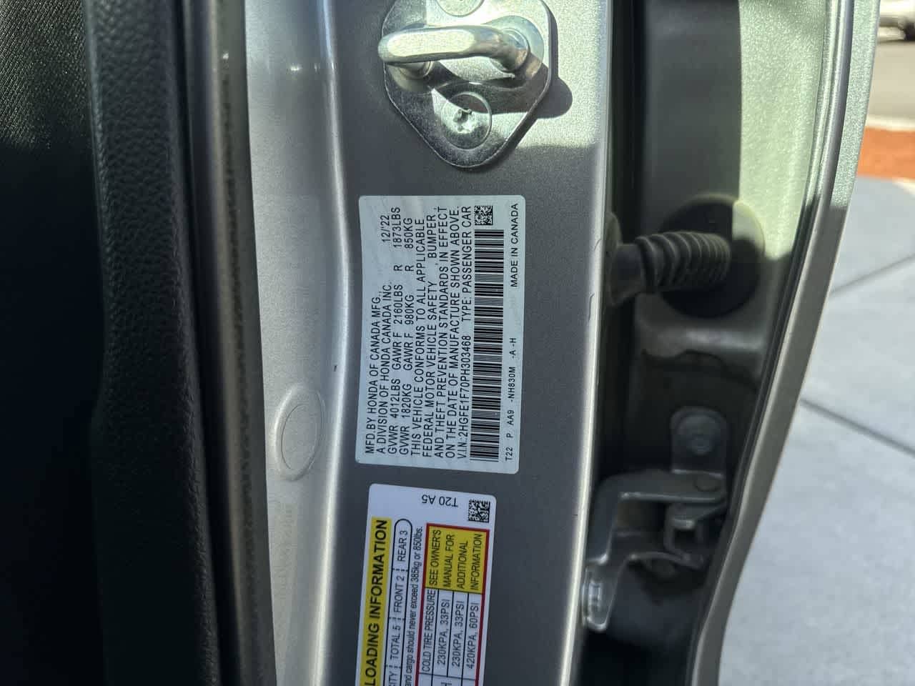 Thumbnail: 2023 Honda Civic - 24