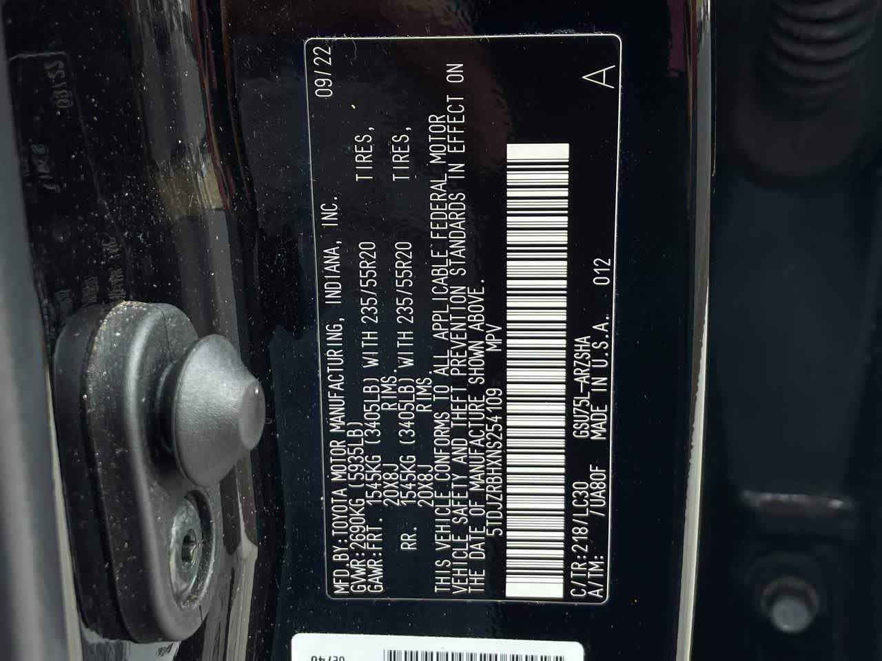 2022 Toyota Highlander XSE 25