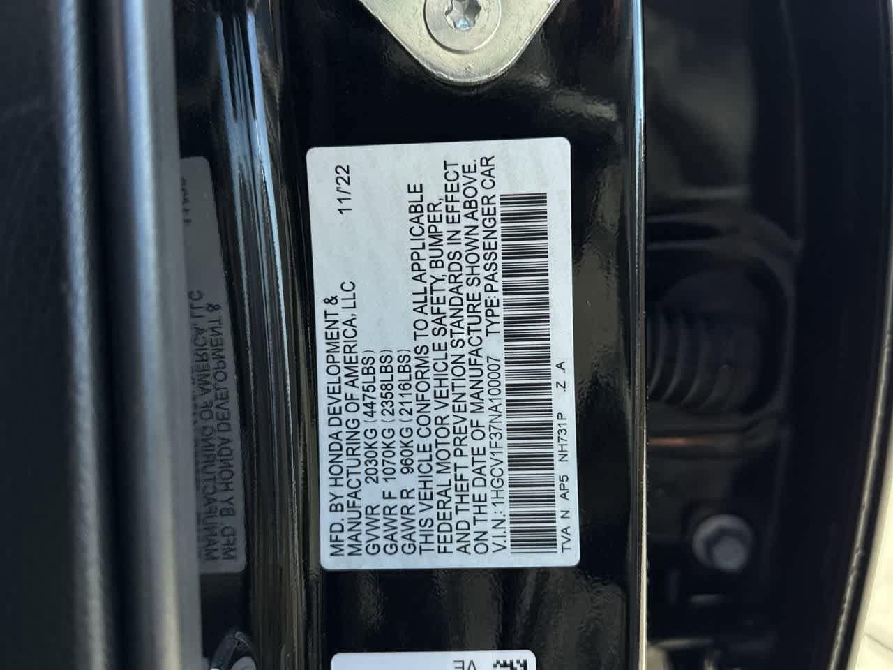 Thumbnail: 2022 Honda Accord - 24