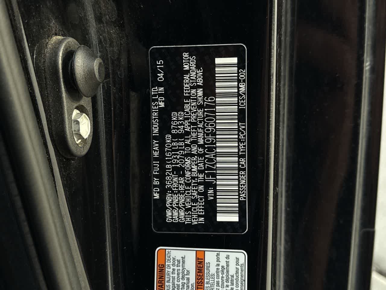 Thumbnail: 2015 Subaru BRZ - 22