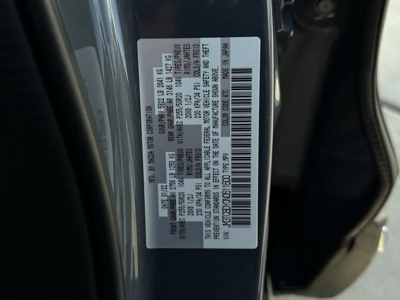 Thumbnail: 2022 Mazda CX-9 - 25