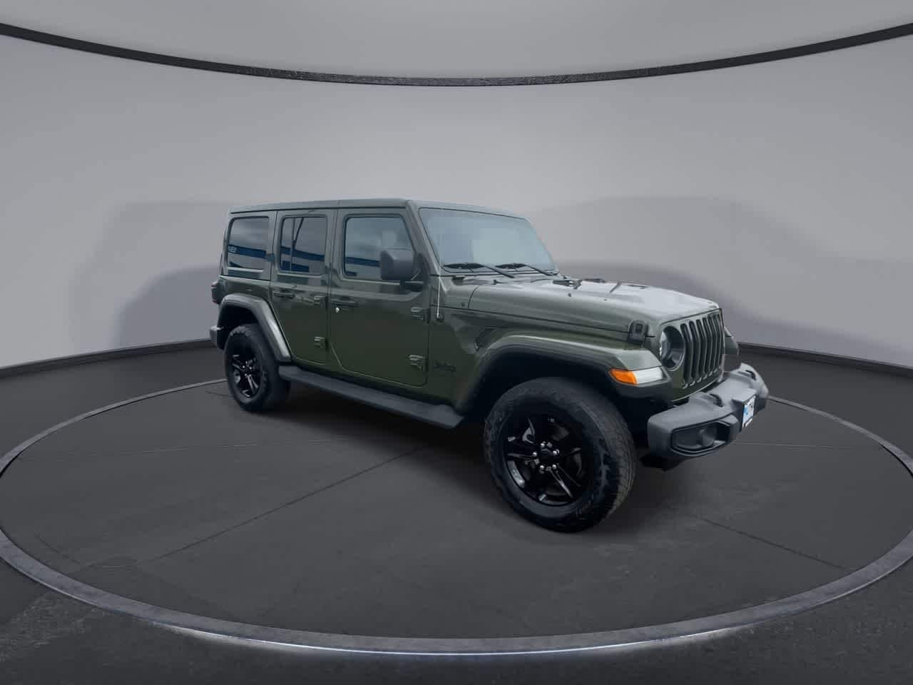 Used 2021 Jeep Wrangler Unlimited Sahara Altitude with VIN 1C4HJXEN4MW574374 for sale in Medford, OR