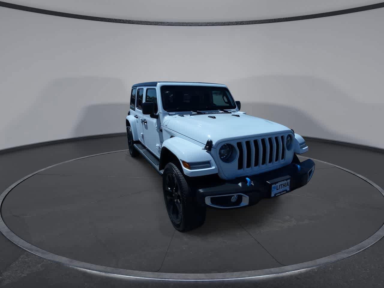 Used 2023 Jeep Wrangler 4xe Sahara 4XE with VIN 1C4JJXP64PW630695 for sale in Medford, OR